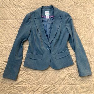 Candie’s gray blazer: XL